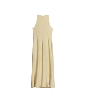  Sleeveless Button-Front Midi Dress