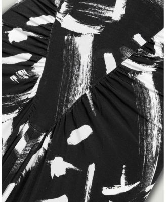  Printed Halter Maxi Dress