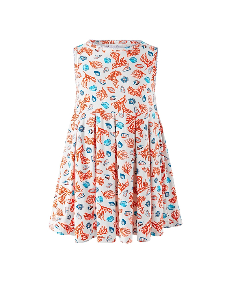 Rachel Riley Girls' Coral Jersey Dress - Little Kid, Big Kid