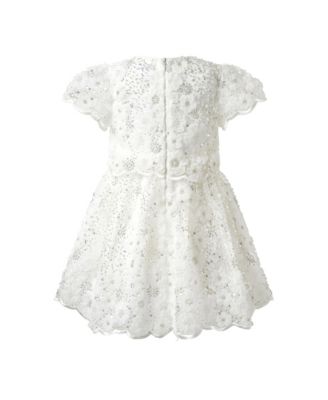 Girls' 3D Scalloped Sequin Dress - Little Kid, Big Kid