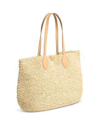 Large Raffia Beach Tote Bag 