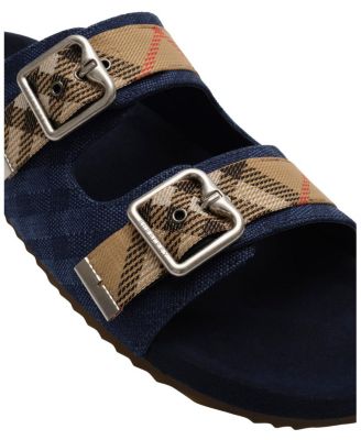  Men's Check Denim Urchin Sandals