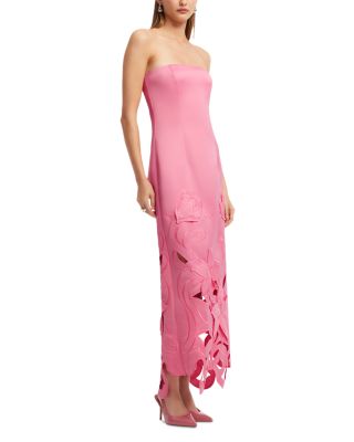 Rayna Appliqu&eacute; Bustier Maxi Dress