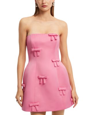 Roselle Bow Mini Dress