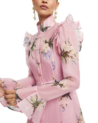 Katrina Butterfly Sleeve Midi Dress