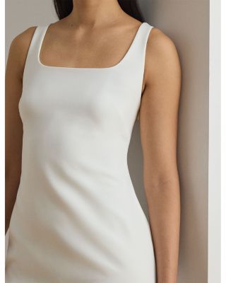 Twist Back Crepe Sleeveless Gown