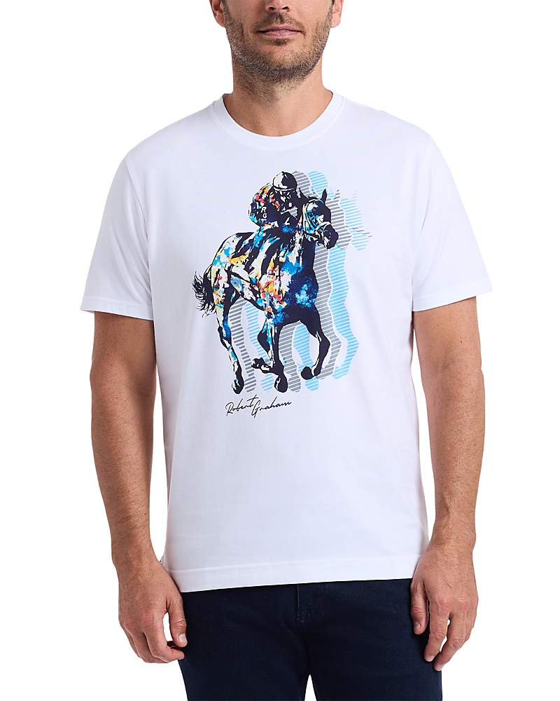 Robert Graham Jockey Club Crewneck T-Shirt
