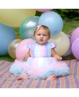 Girls' Rainbow Tulle Party Dress - Baby, Little Kid, Big Kid