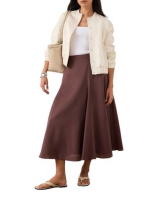  Women's Satin Lace Trim Bomber Jacket