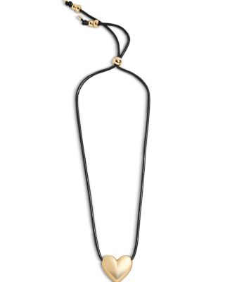 Millie Bubble Heart Paracord Pendant Necklace, 26"