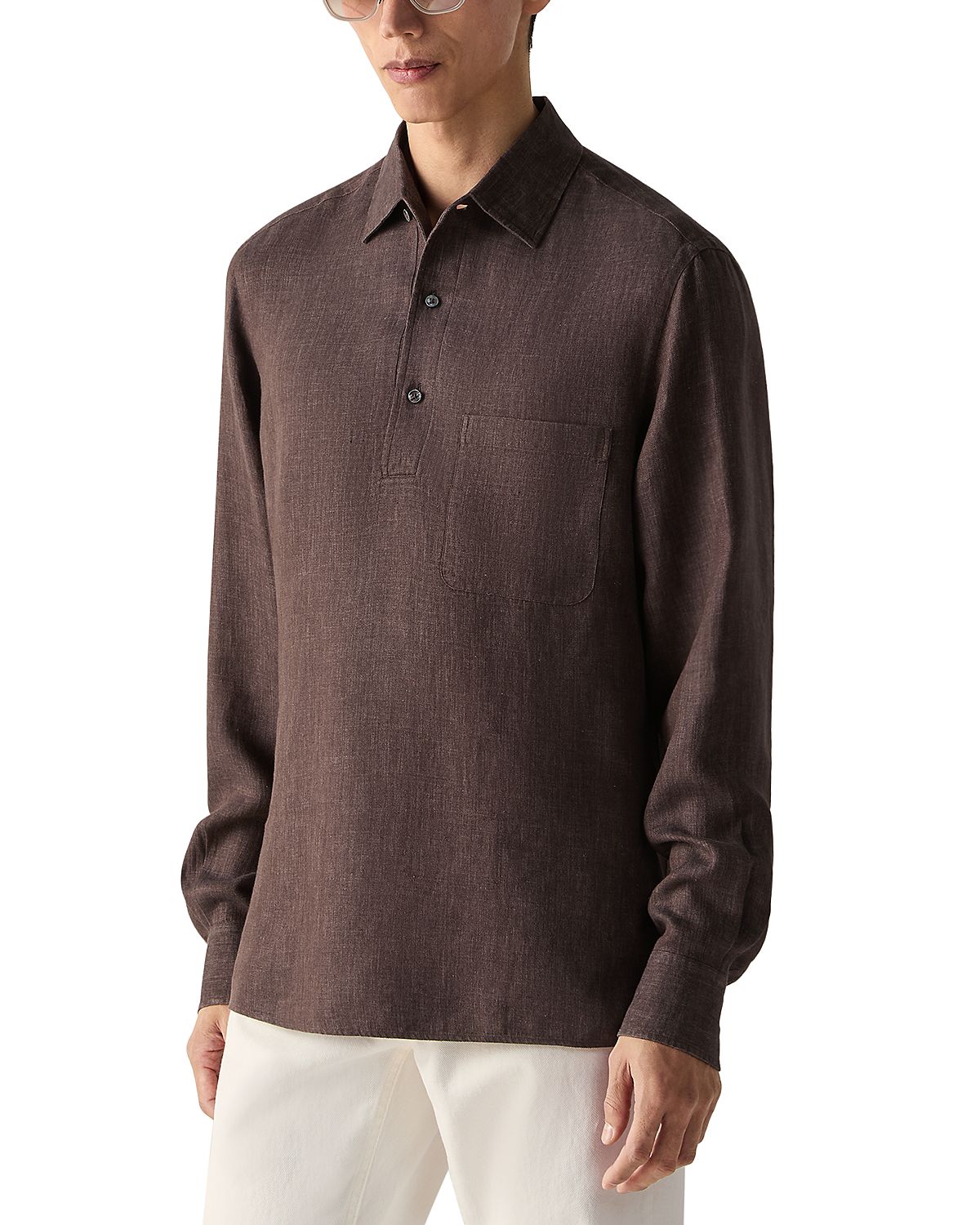 Zegna Oasi Lino Polo Shirt