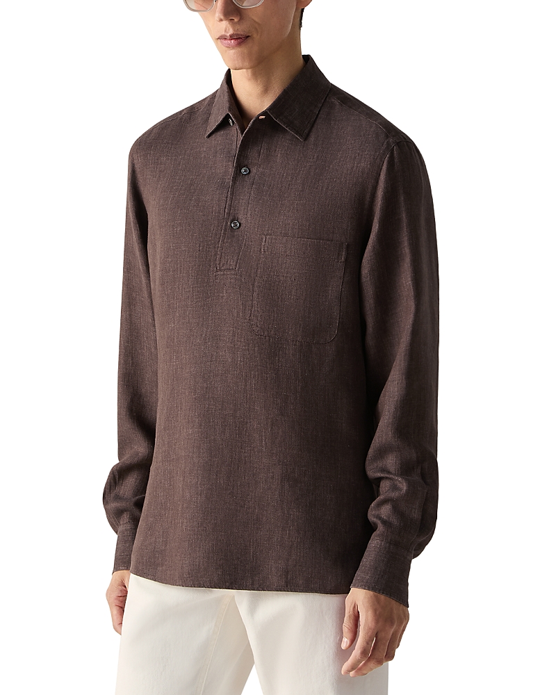 Zegna Oasi Lino Polo Shirt