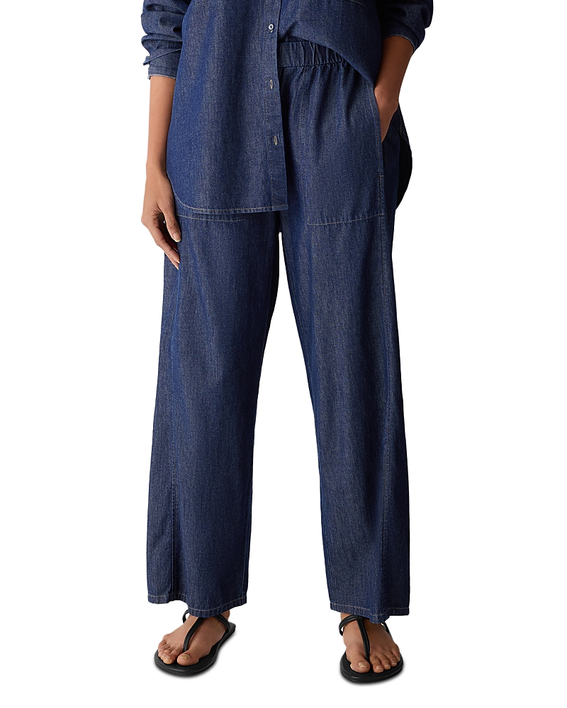 Eileen Fisher Petites Ankle Wide Leg Pants