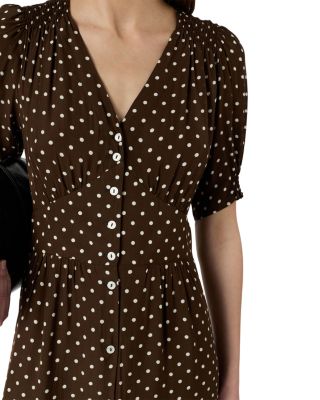 Rohya Puffed Sleeve Dress