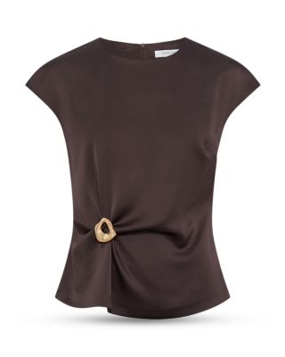 Claudie Brooch Top
