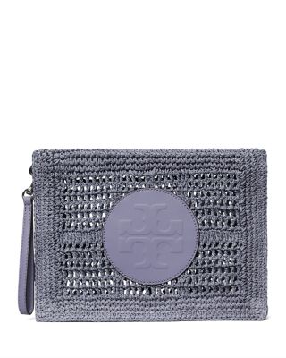 Ella Hand Crochet Straw Pouch