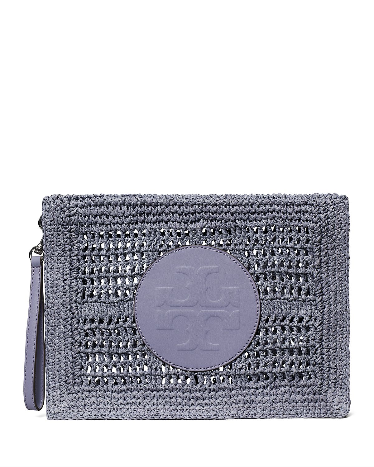 Tory Burch Ella Hand Crochet Straw Pouch