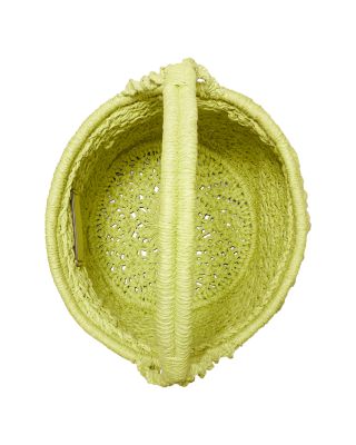 Ella Hand Crochet Straw Bucket Bag