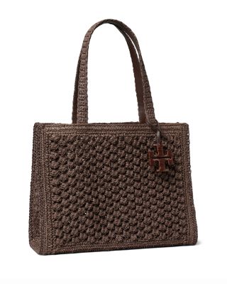 Ella Hand Crochet Straw Tote Bag