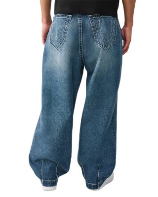 Danny Barrel Fit Big T Jeans in Shattered Medium Wash