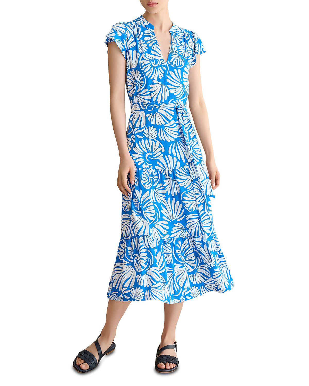 Hobbs London Nadine Tiered Dress