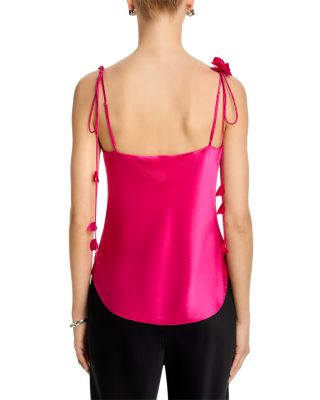 Trailing Flower Marta Silk Camisole Top