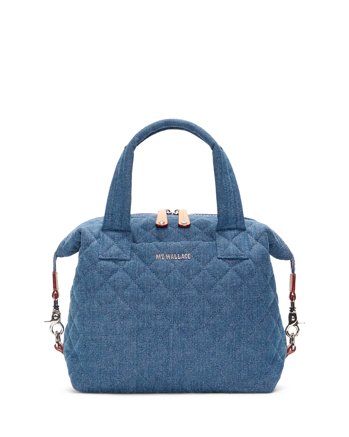 Sutton Deluxe Small Quilted Denim Satchel