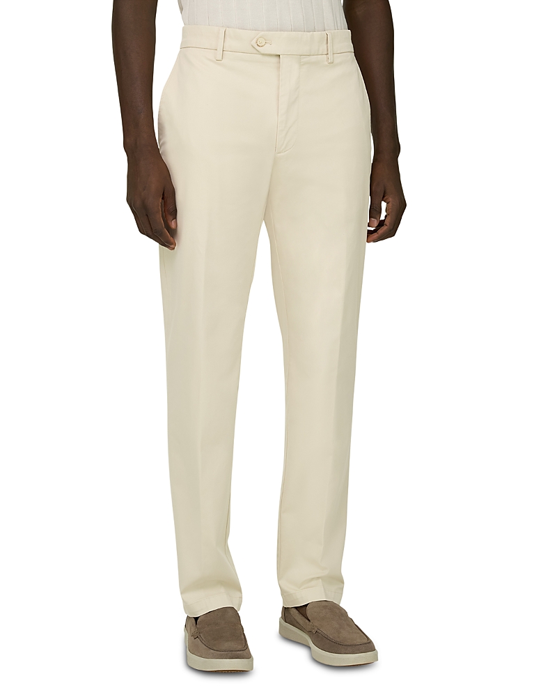 Boggi Milano Regular Fit Stretch Cotton Trousers
