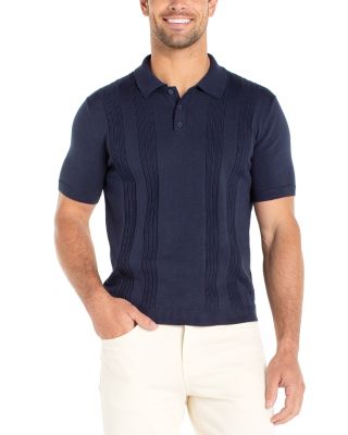 Short Sleeve Sweater Knit Polo