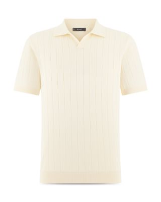 Relaxed Fit Cotton Silk Polo Shirt