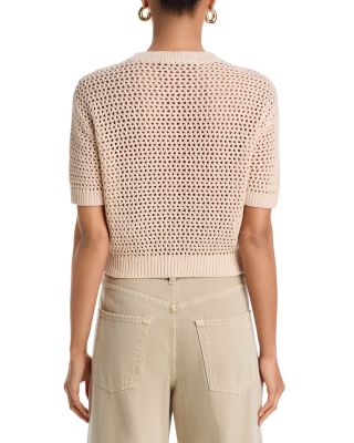 Teddy All Over Knit Top
