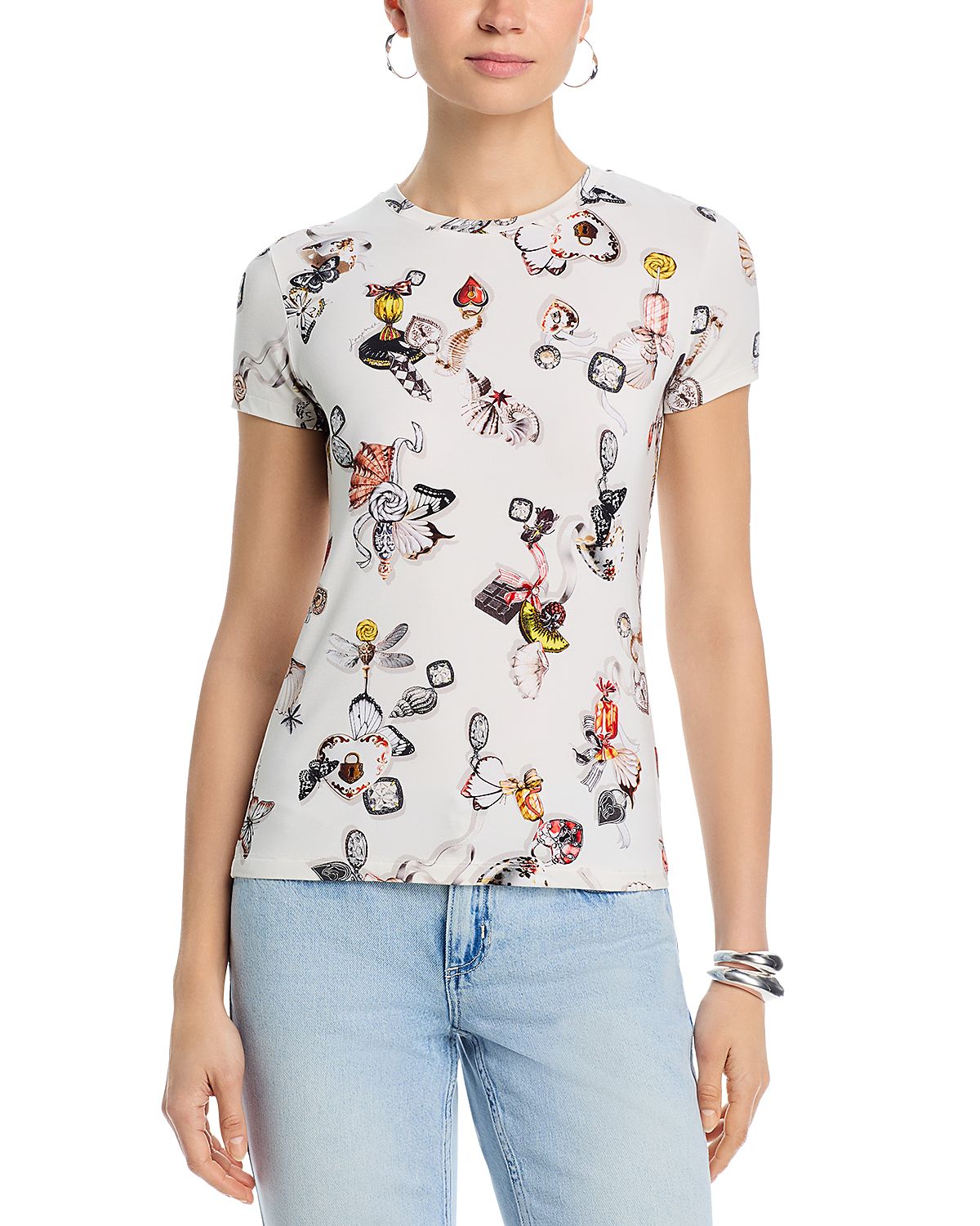 L'Agence Ressi Crewneck Tee