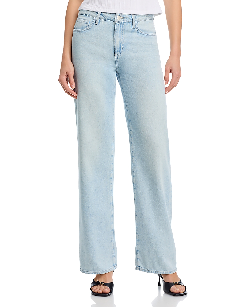 L'Agence Scottie High Rise Wide Leg Jeans in Lago