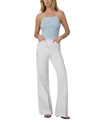 The Mia High Rise Wide Leg Jeans in White