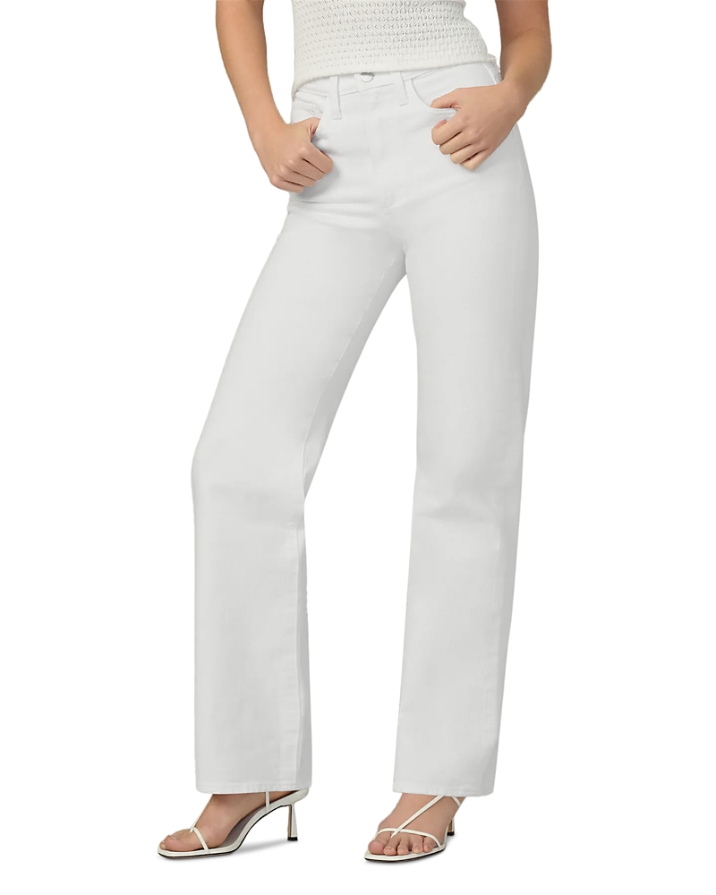 Joe's Jeans The Margot High Rise Straight Jeans in White