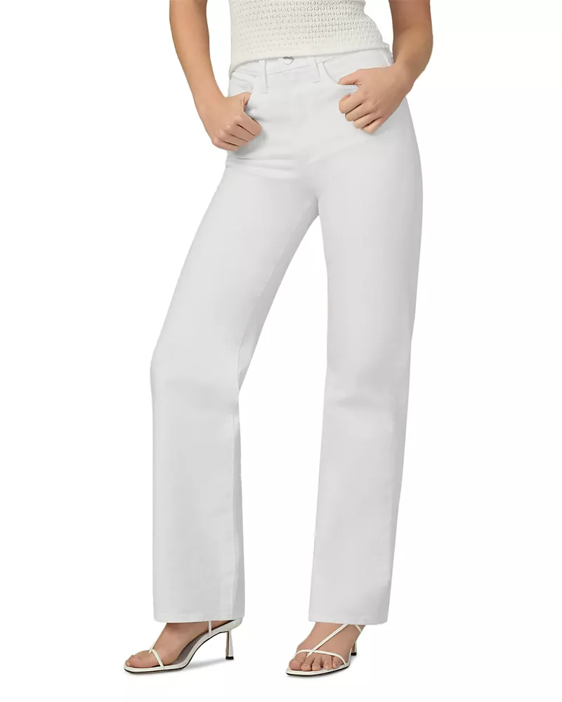 Joe's Jeans The Margot High Rise Straight Jeans in White
