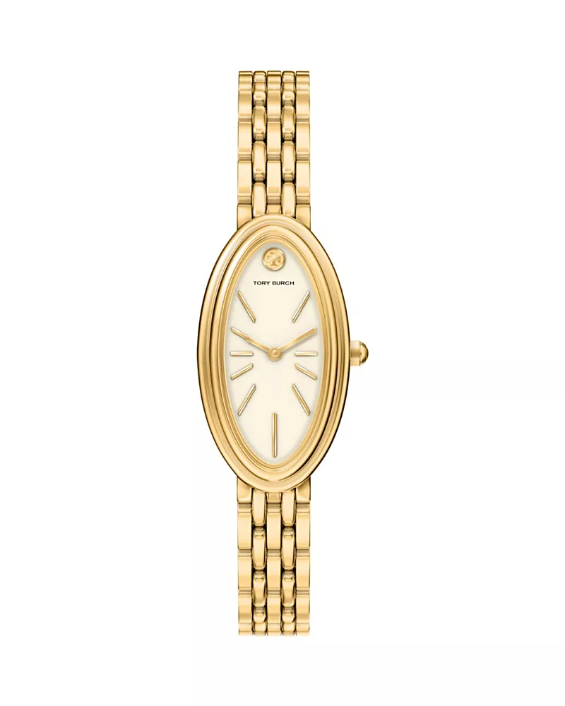 Tory Burch Elongated Oval Watch, 21mm x 38mm