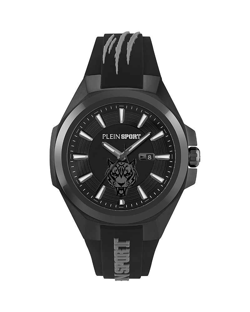 Plein Sport Tigermaster Silicone Watch, 47mm