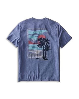 Palm Sunset Hemp Cotton T-Shirt