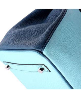 Birkin 30 Handbag Tricolor Togo with Brushed Palladium Hardware