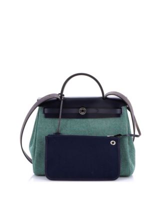 31 Herbag Zip Criss Viking Toile and Leather