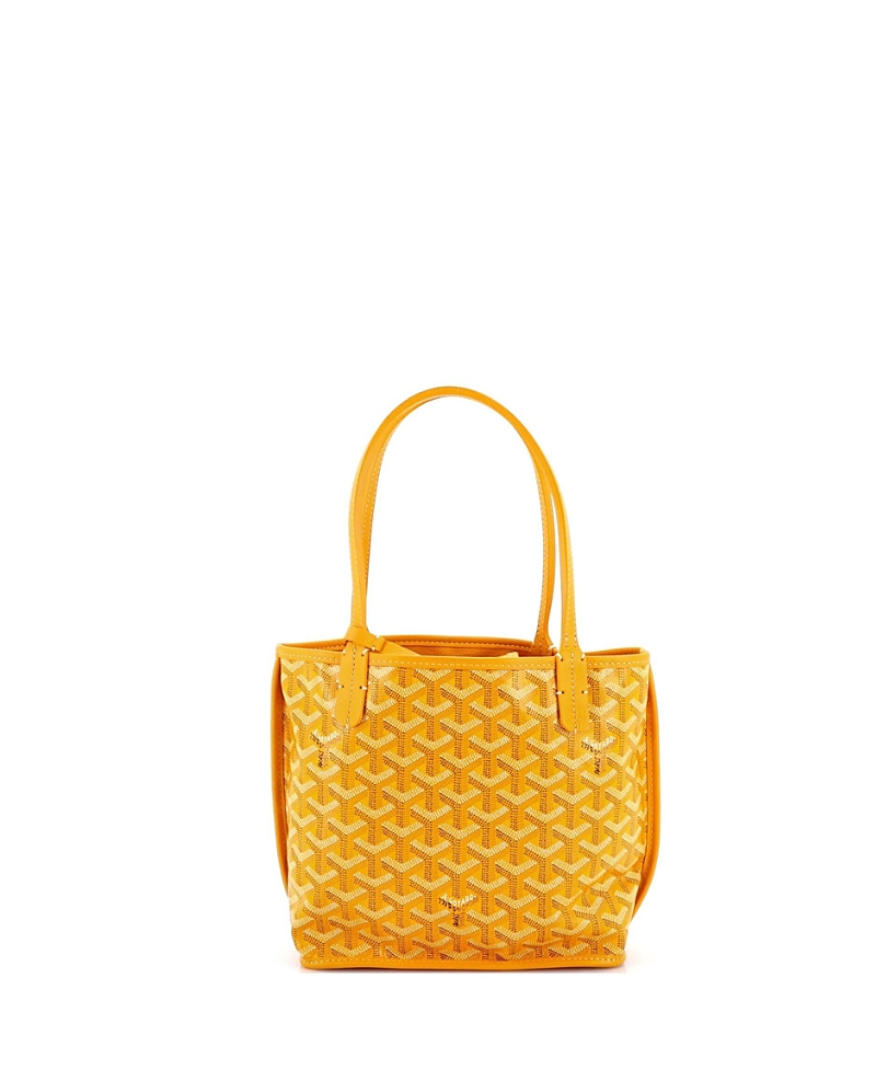 Pre-Owned Goyard Mini Anjou Reversible Tote Coated Canvas