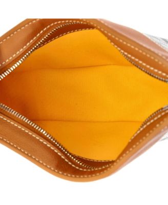   Hirondelle Shoulder Bag Coated Canvas and Leather