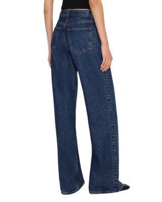 Cary Low Rise Slouchy Wide Jeans in Cleary