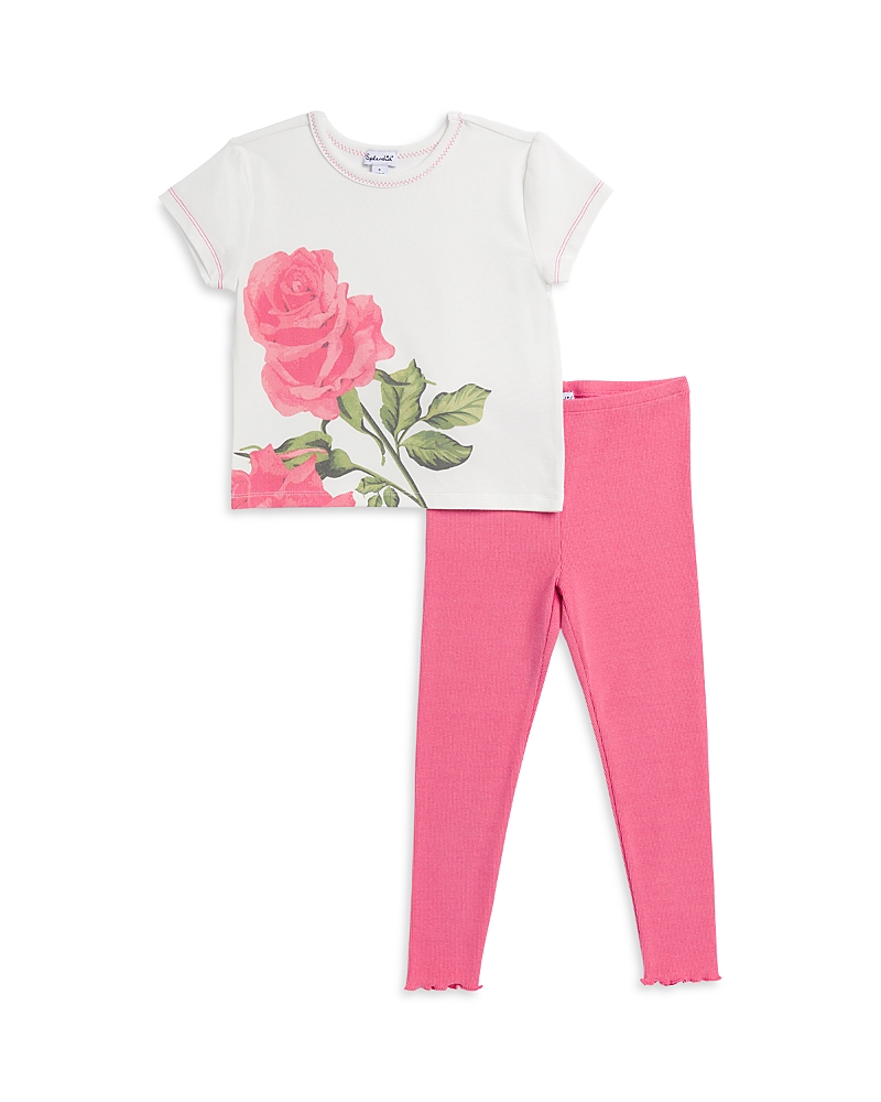 Splendid Girls' In Full Bloom Short Sleeve Set - Little Kid