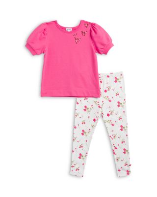 Girls' Camellia Rose Legging Set - Little Kid