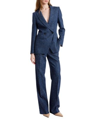  Rowan Double Breasted Blazer in Modern Donegal Fabric