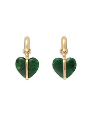 The Stone Mini Heart Earrings 