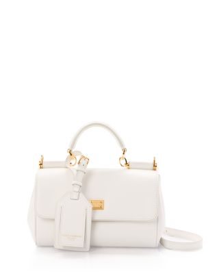 Leather Top Handle Bag