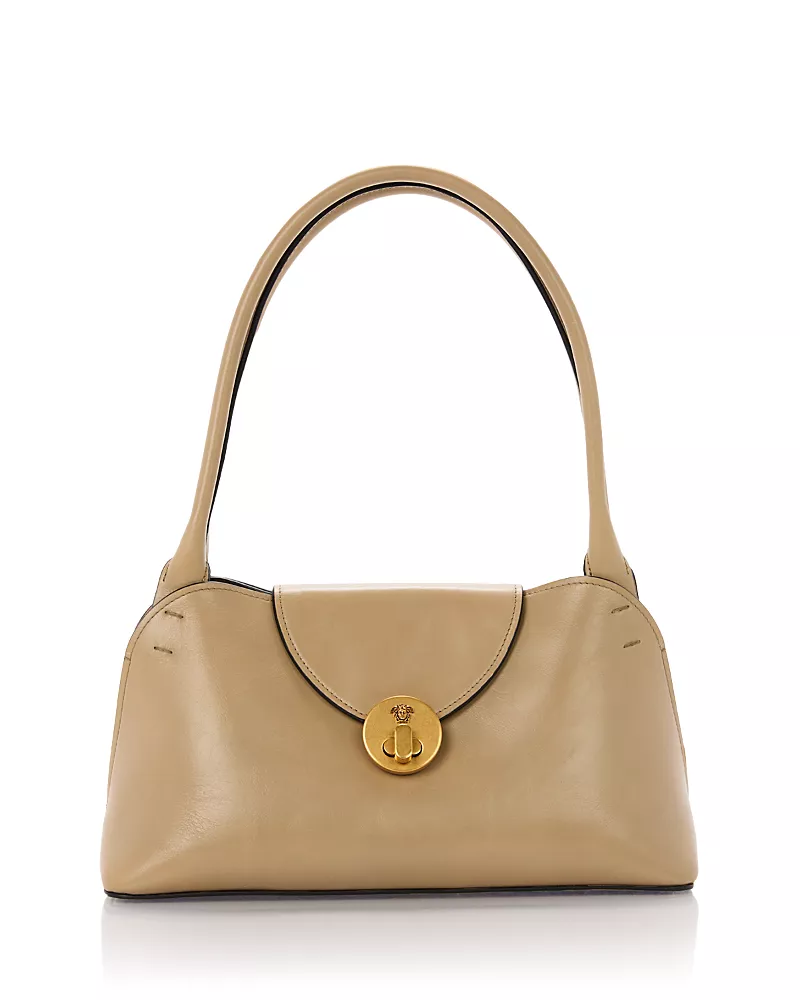 Versace Small Leather Shoulder Bag